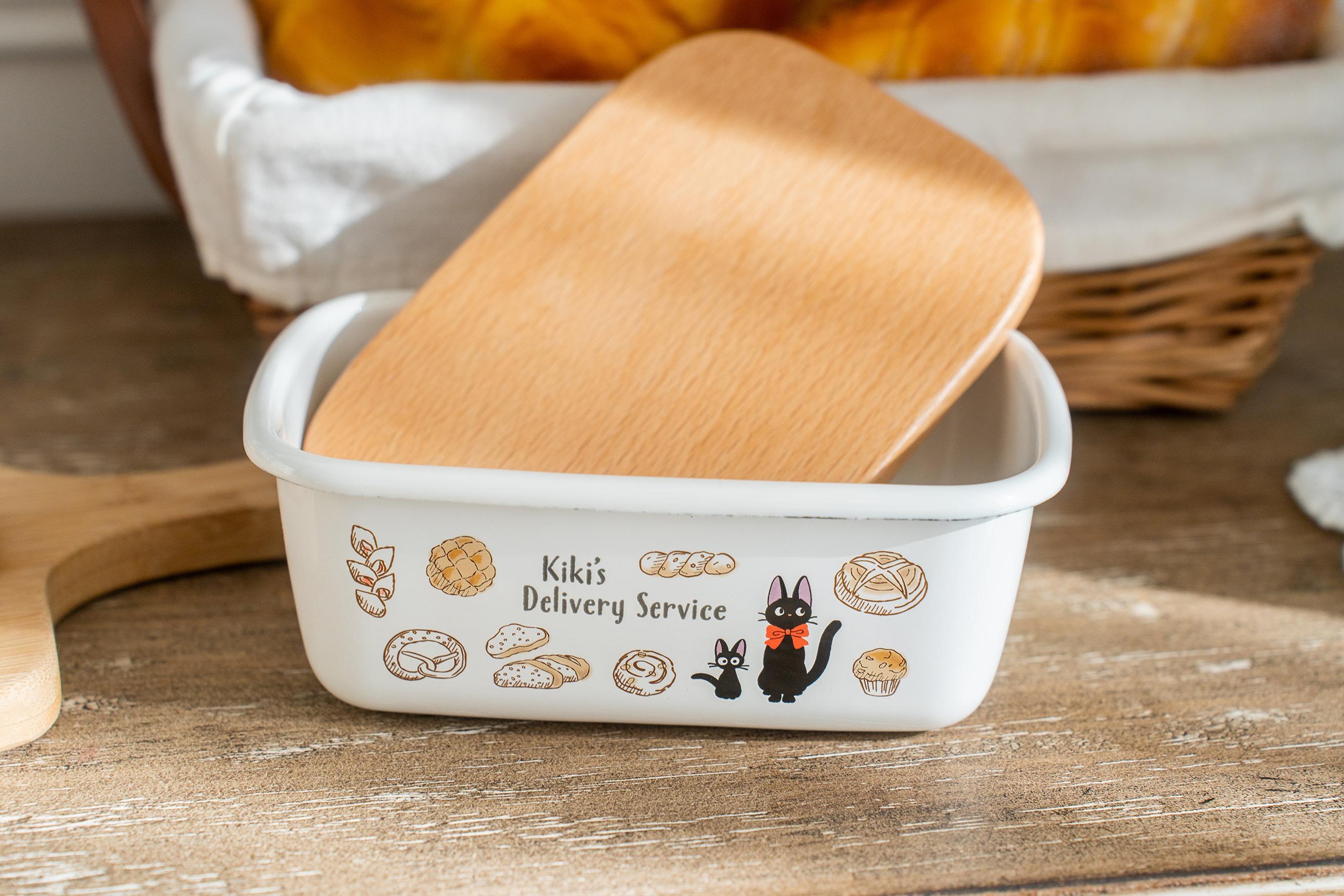 魔女宅急便 木蓋琺瑯牛油盒 $350