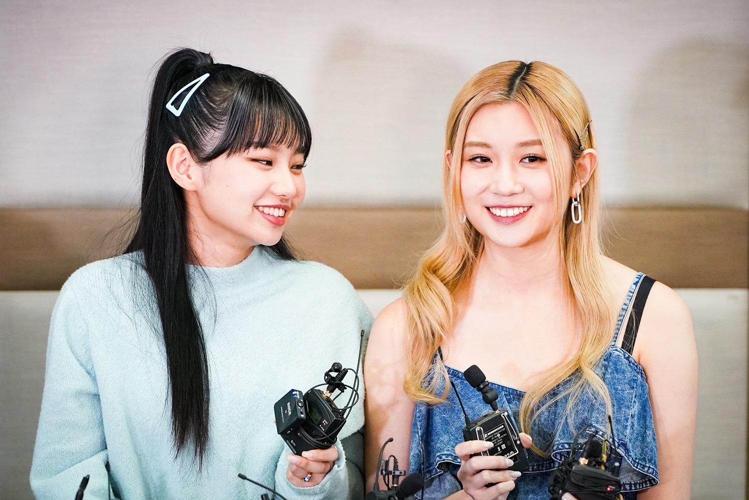 Candy與Day將齊齊出埠拍綜藝節目。(李睿哲攝)