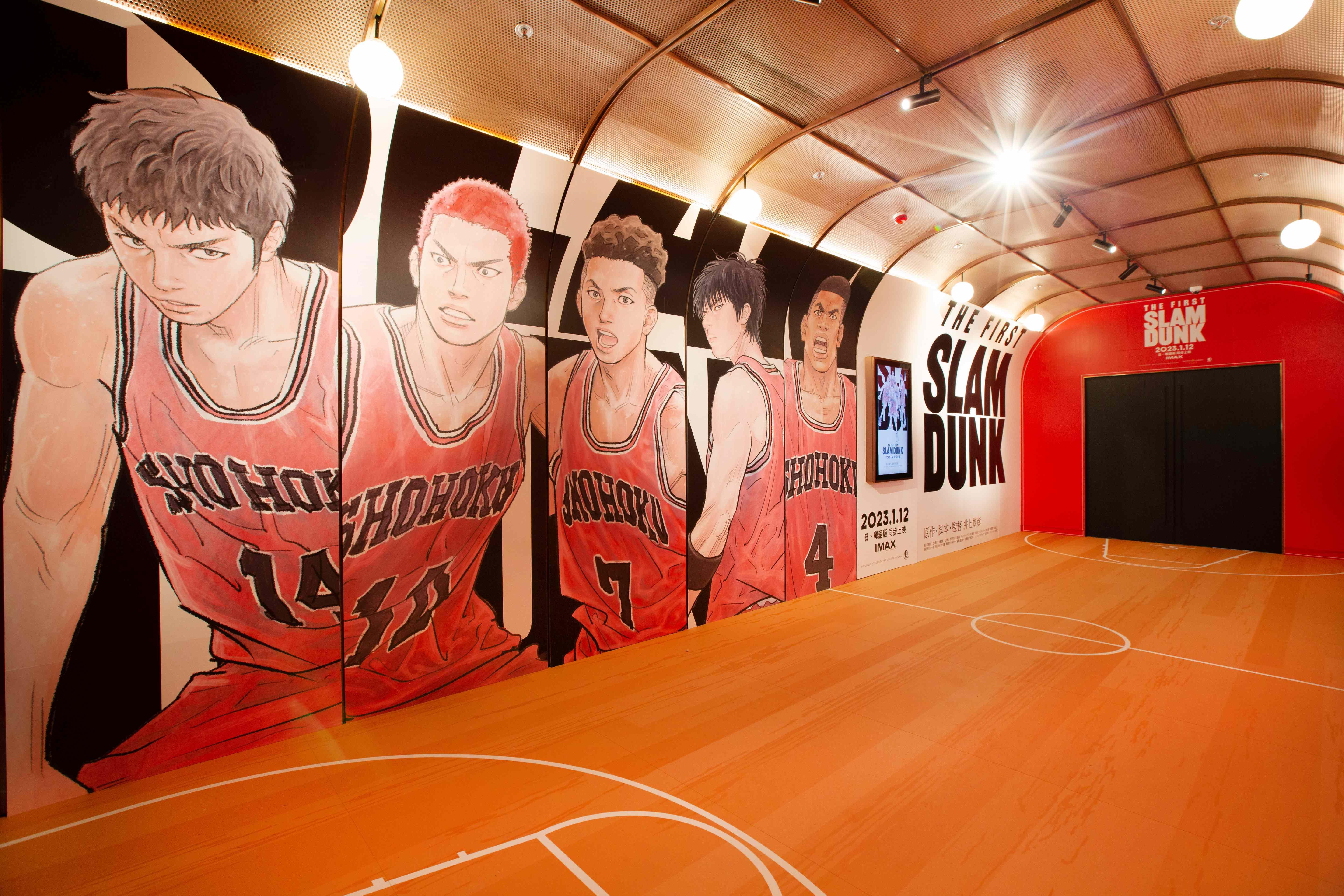 尖沙咀iSQUARE戲院亦打造獨家設計「《THE FIRST SLAM DUNK》360度主題打卡位」。