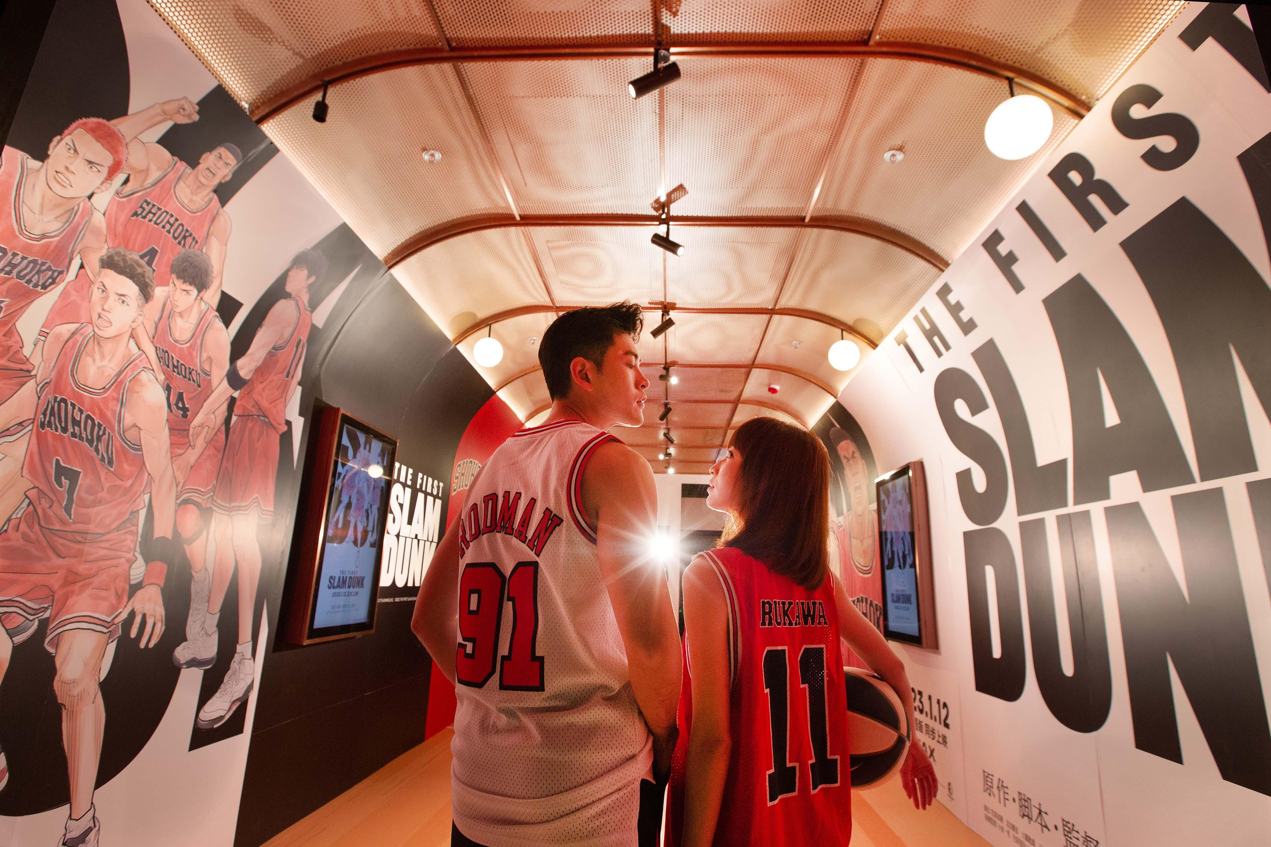 尖沙咀iSQUARE戲院亦打造獨家設計「《THE FIRST SLAM DUNK》360度主題打卡位」。