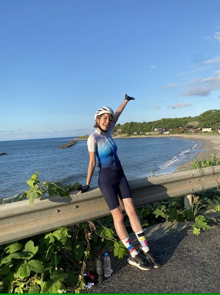 蘇皓兒Chloe So在《單車踩爆日本》踩出香港。