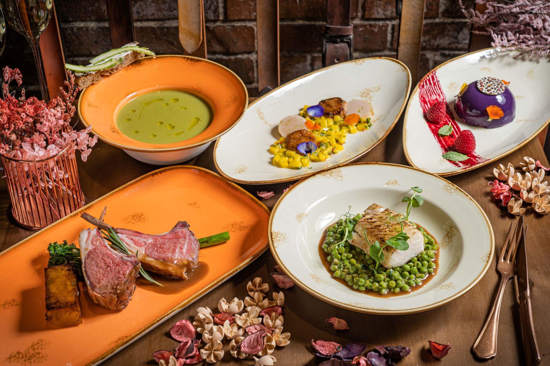 五道菜情人節套餐