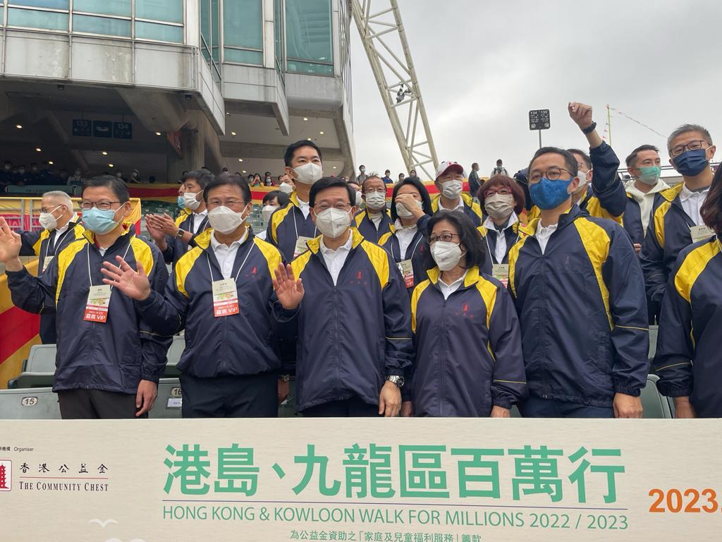 公益金港島九龍區百萬行今舉行8000人參加