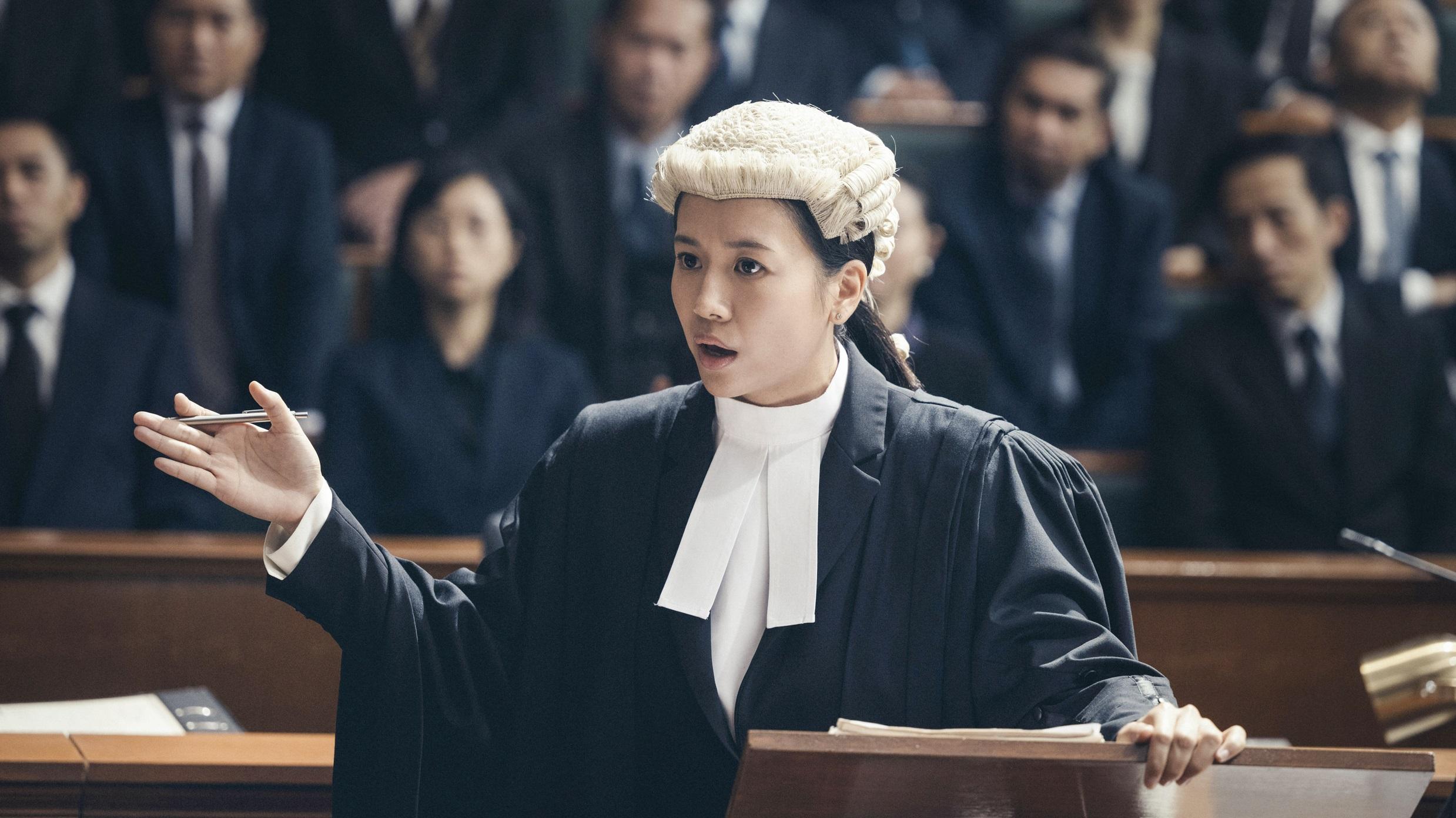 楊偲泳表現恰如其份,令觀眾留下印象。(《毒舌大狀》劇照)