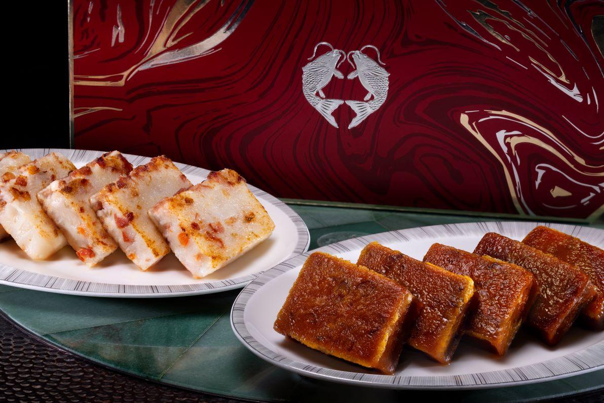 臘味厚切蘿蔔糕及十勝紅豆沖繩黑糖年糕