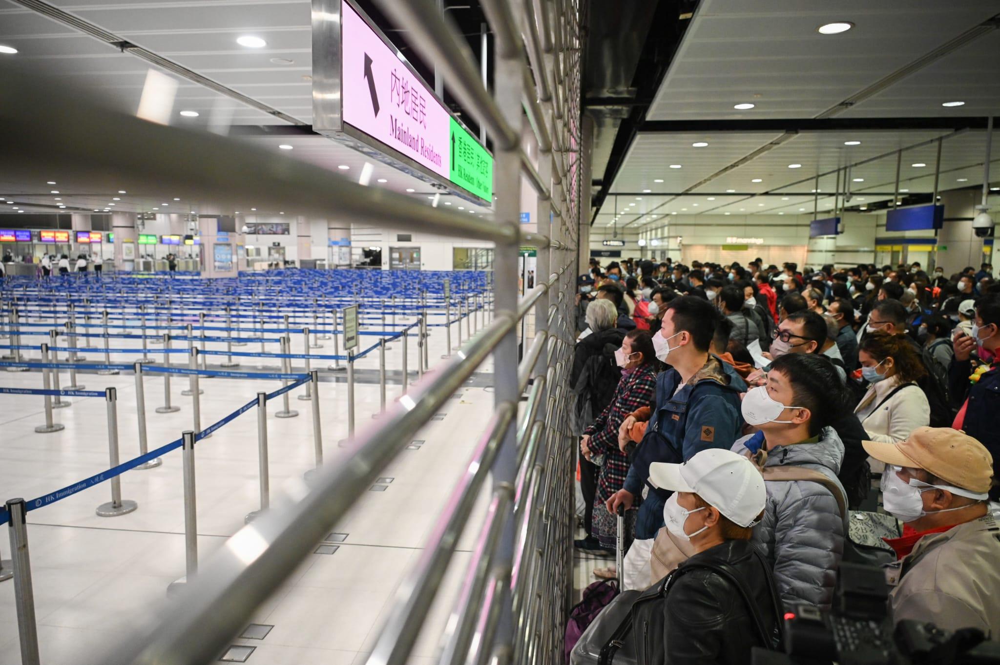 通關, 落馬洲支線管制站