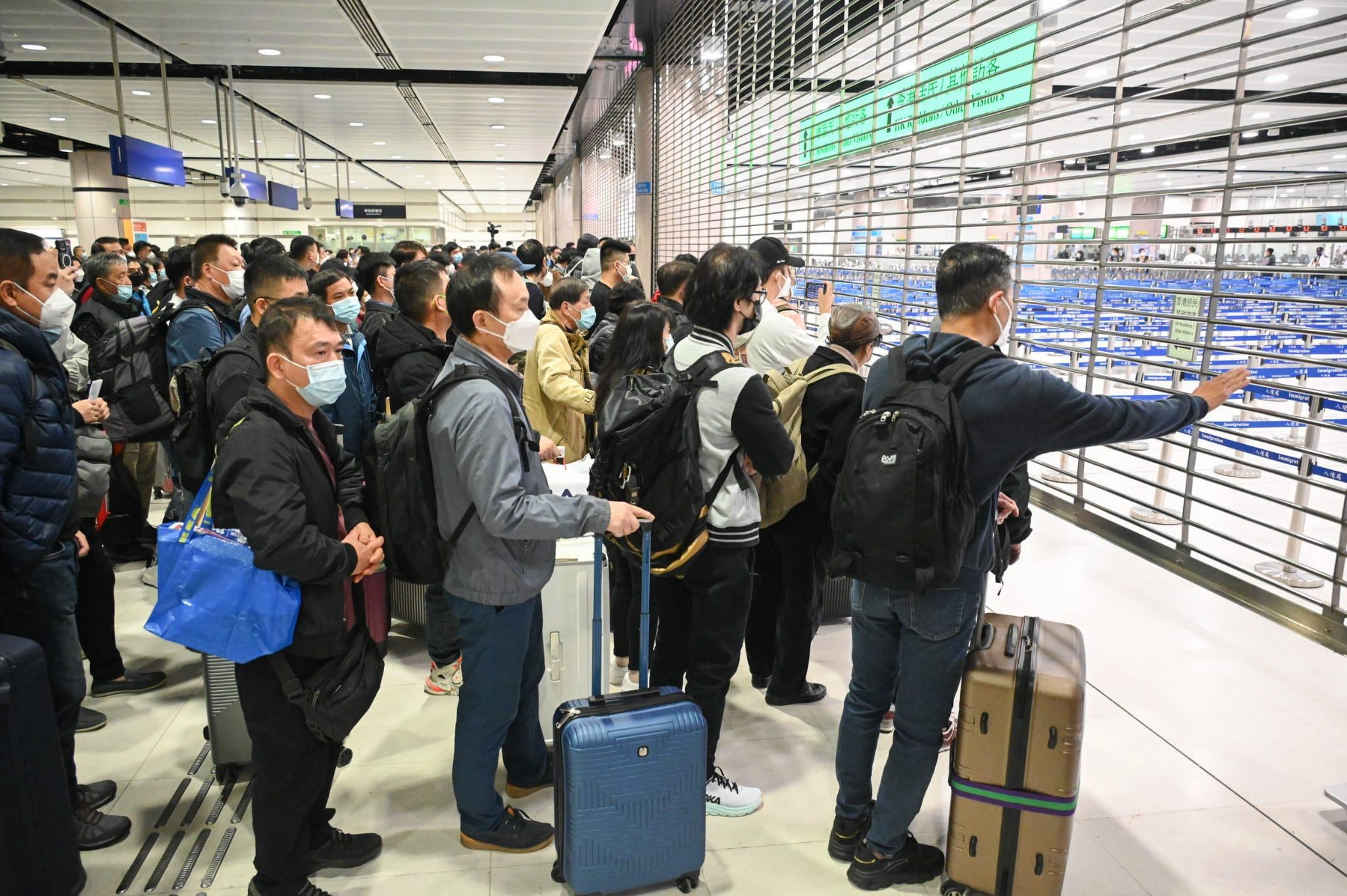 通關, 落馬洲支線管制站