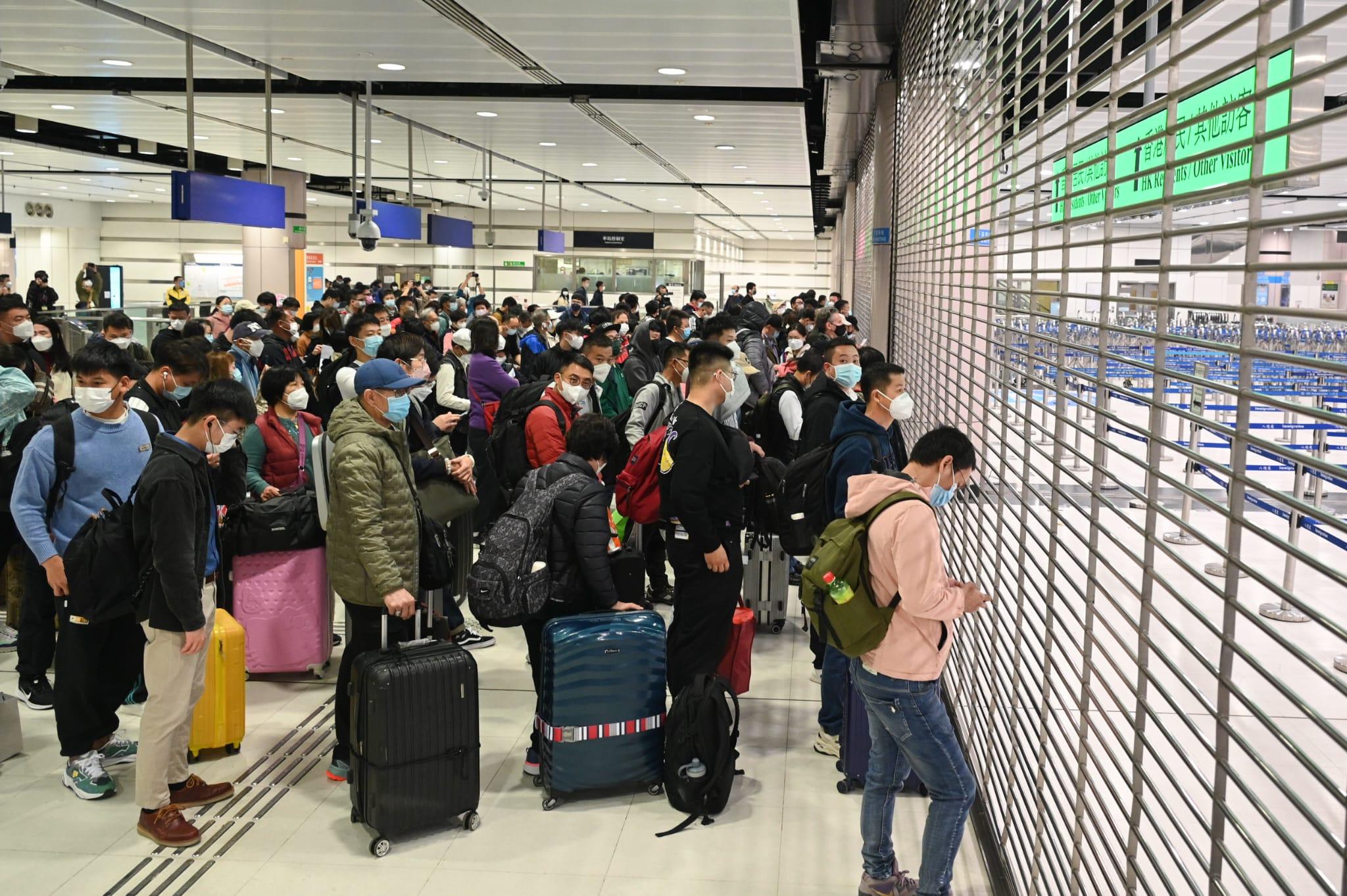 通關, 落馬洲支線管制站