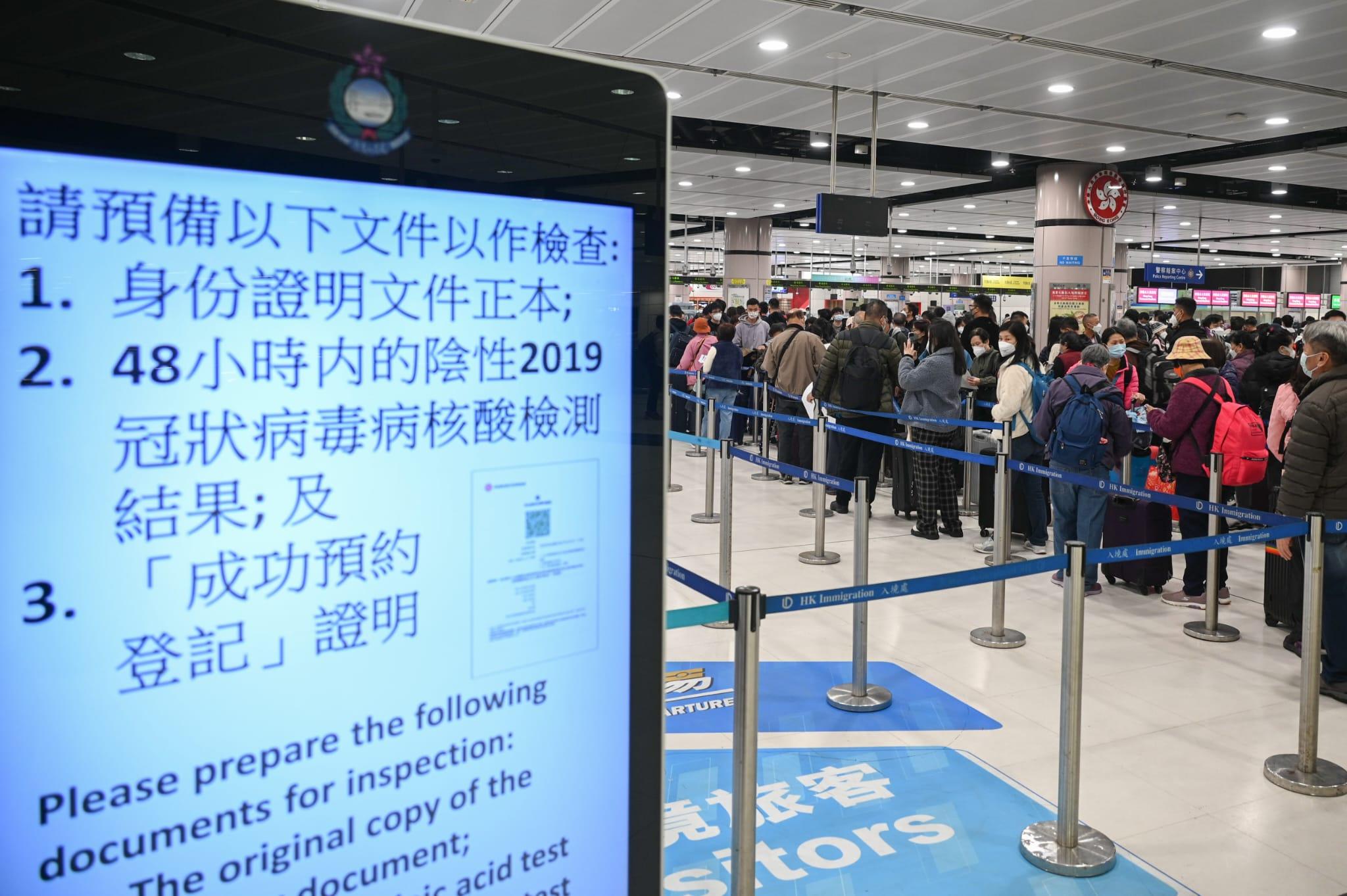 通關, 落馬洲支線管制站