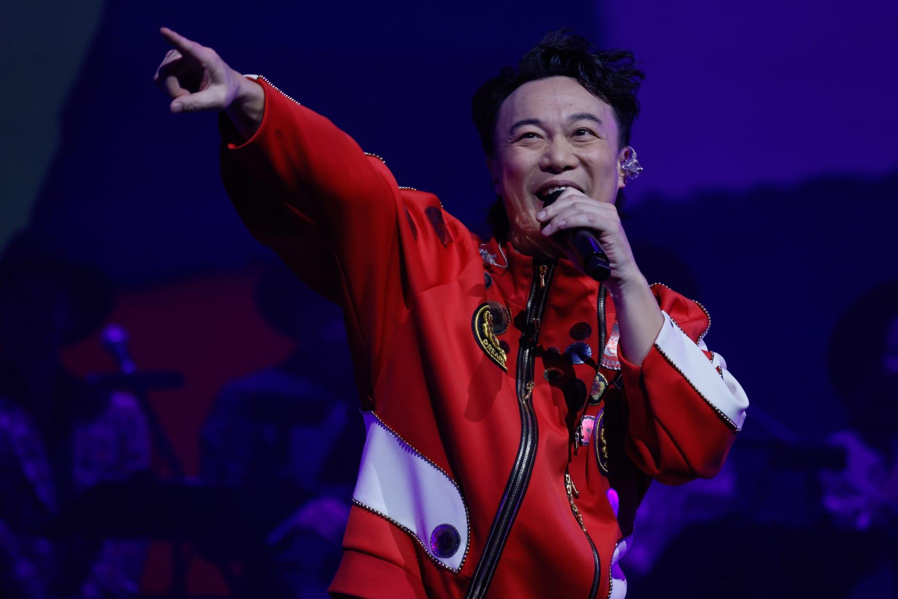 陳奕迅(Eason)紅館演唱會《Fear and Dreams》尾場。(蘇文傑攝)