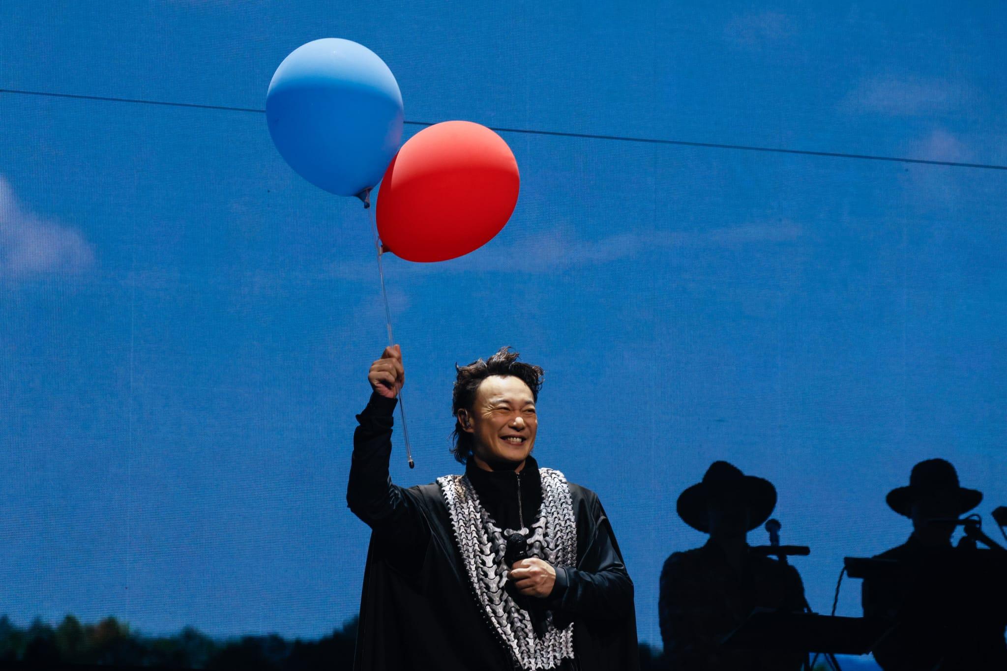 陳奕迅(Eason)紅館演唱會《Fear and Dreams》尾場。(蘇文傑攝)