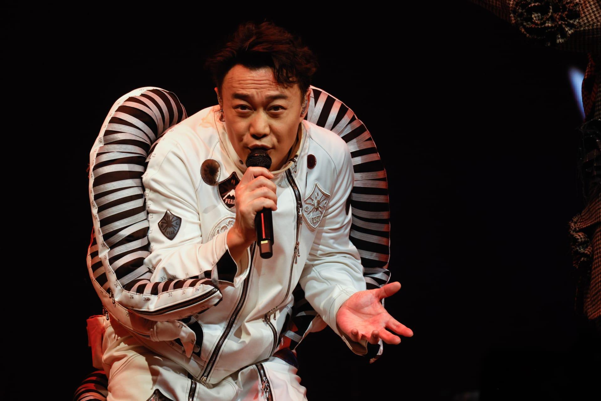 陳奕迅(Eason)紅館演唱會《Fear and Dreams》尾場。(蘇文傑攝)