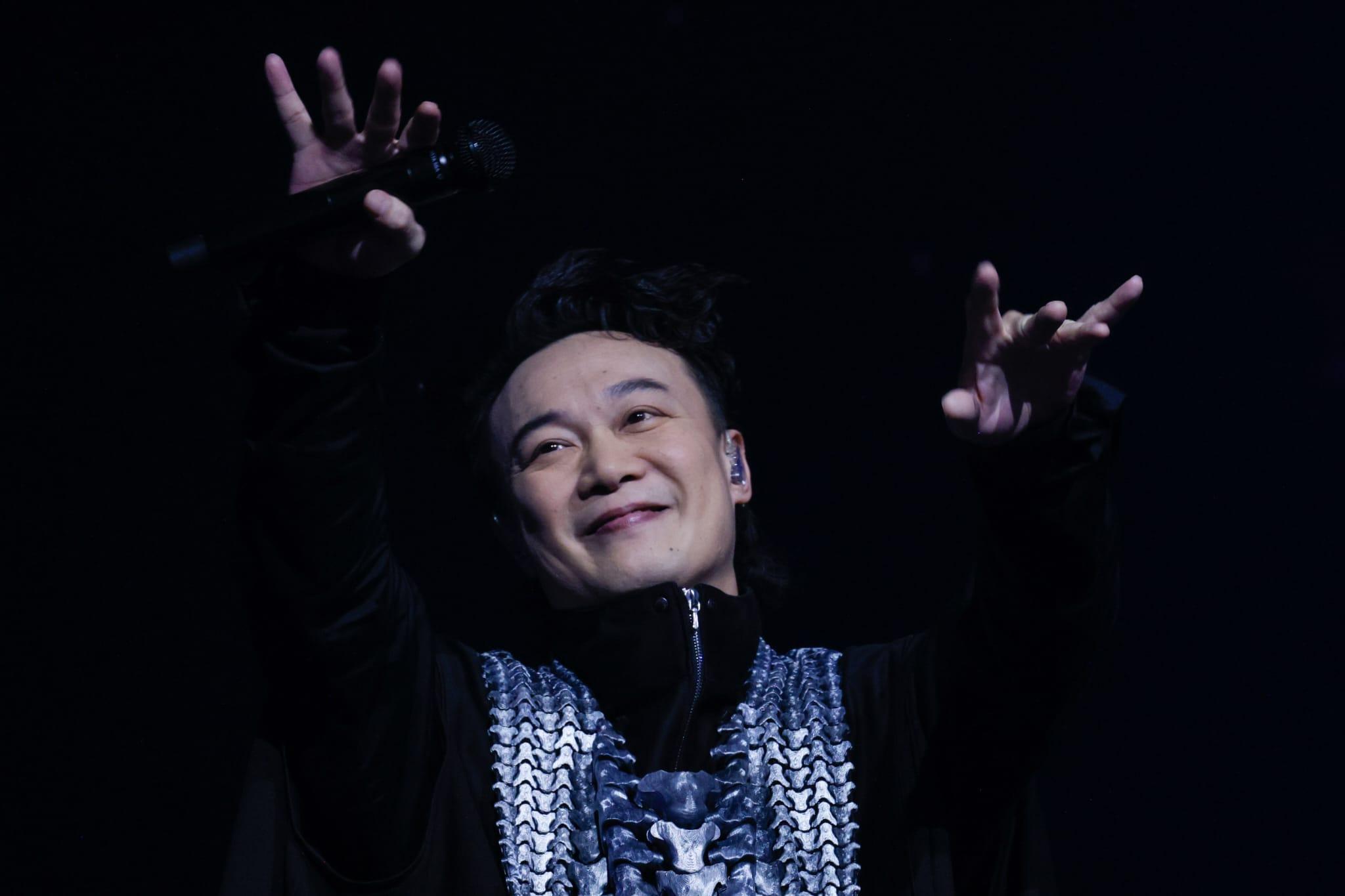 陳奕迅(Eason)紅館演唱會《Fear and Dreams》尾場。(蘇文傑攝)