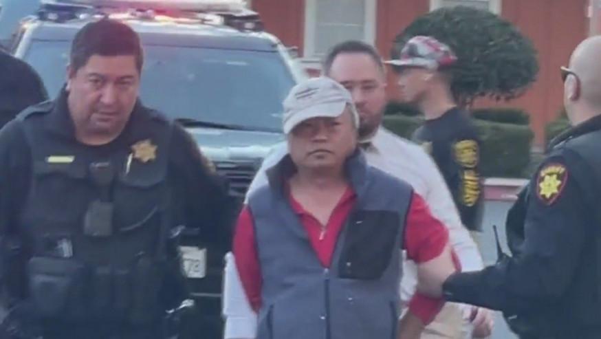 槍手趙春利被制服拘捕。(網上圖片)