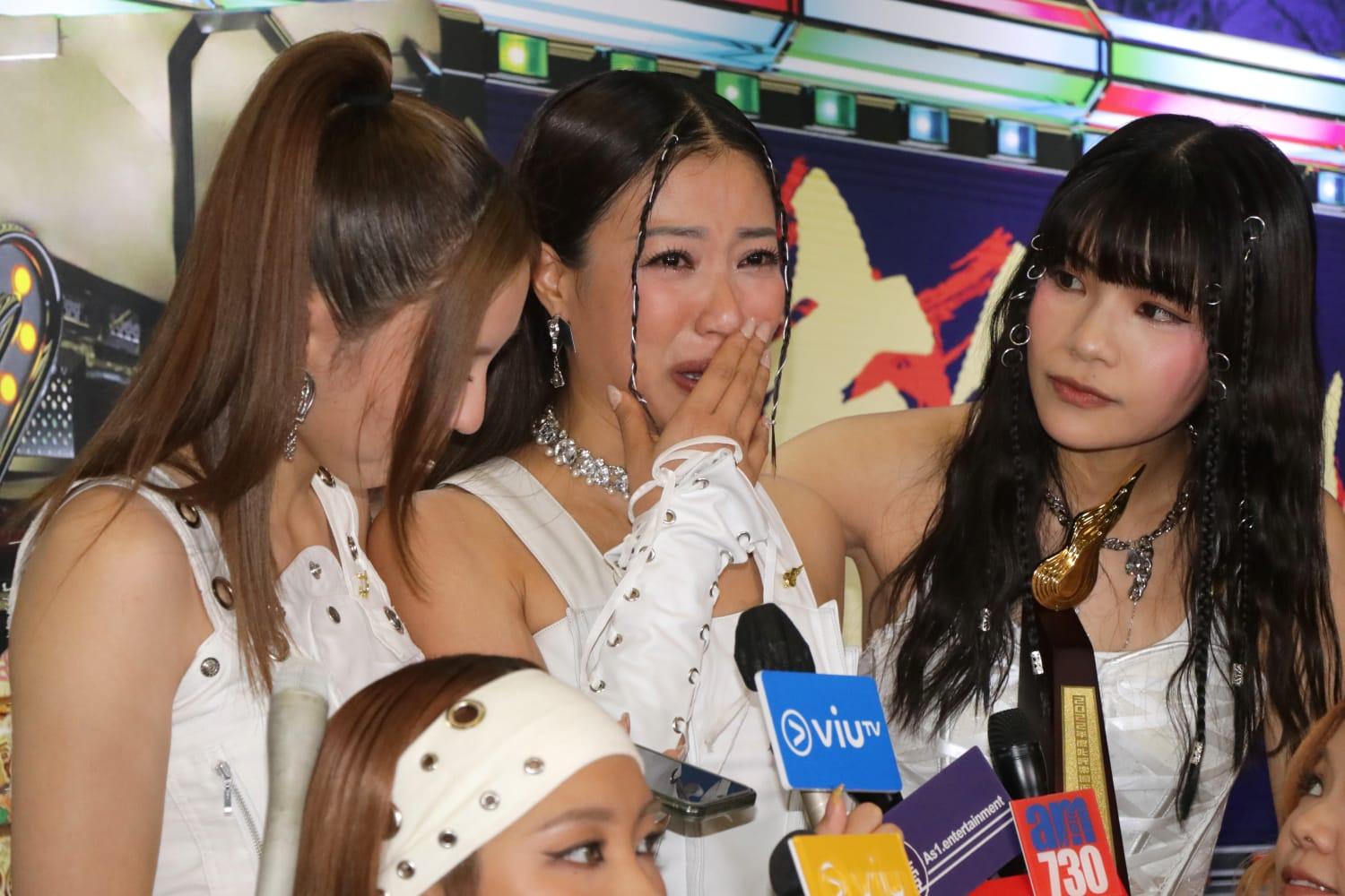 So Ching反過來安慰芯駖。(林俊源攝)