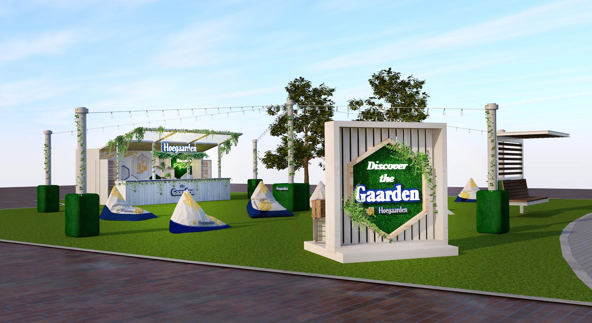 「Hoegaarden The Beer Gaarden 慢.悠花園」