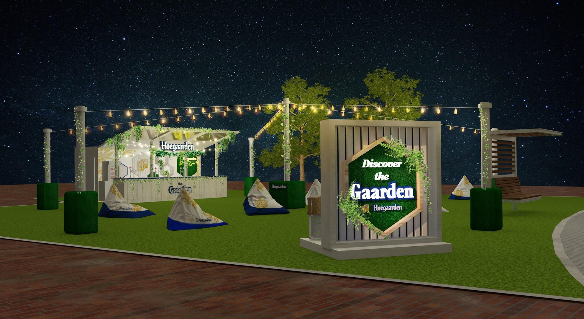 「Hoegaarden The Beer Gaarden 慢.悠花園」