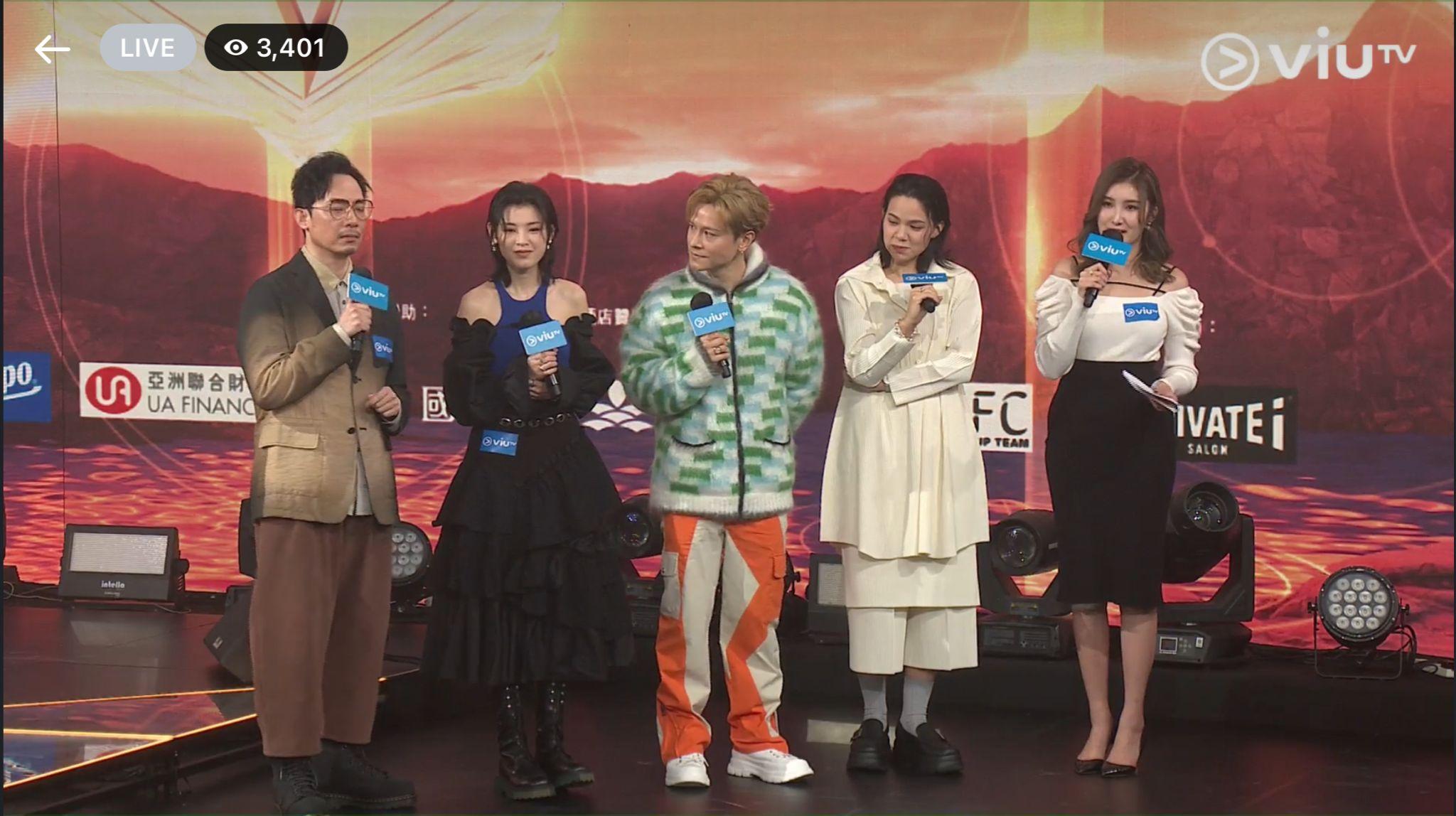 導師陳健安﹑韋羅莎及陳蕾有現身。