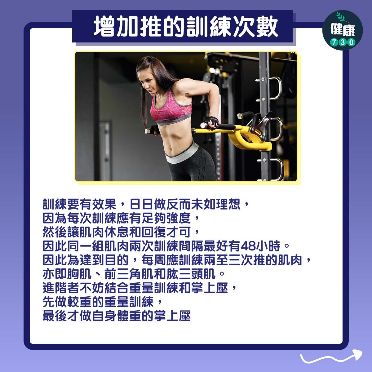 健身|如何增加掌上壓次數?(am730製圖)