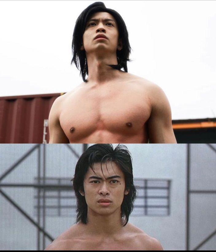 Locker把自己造型跟《力王》中的樊少皇作對比。