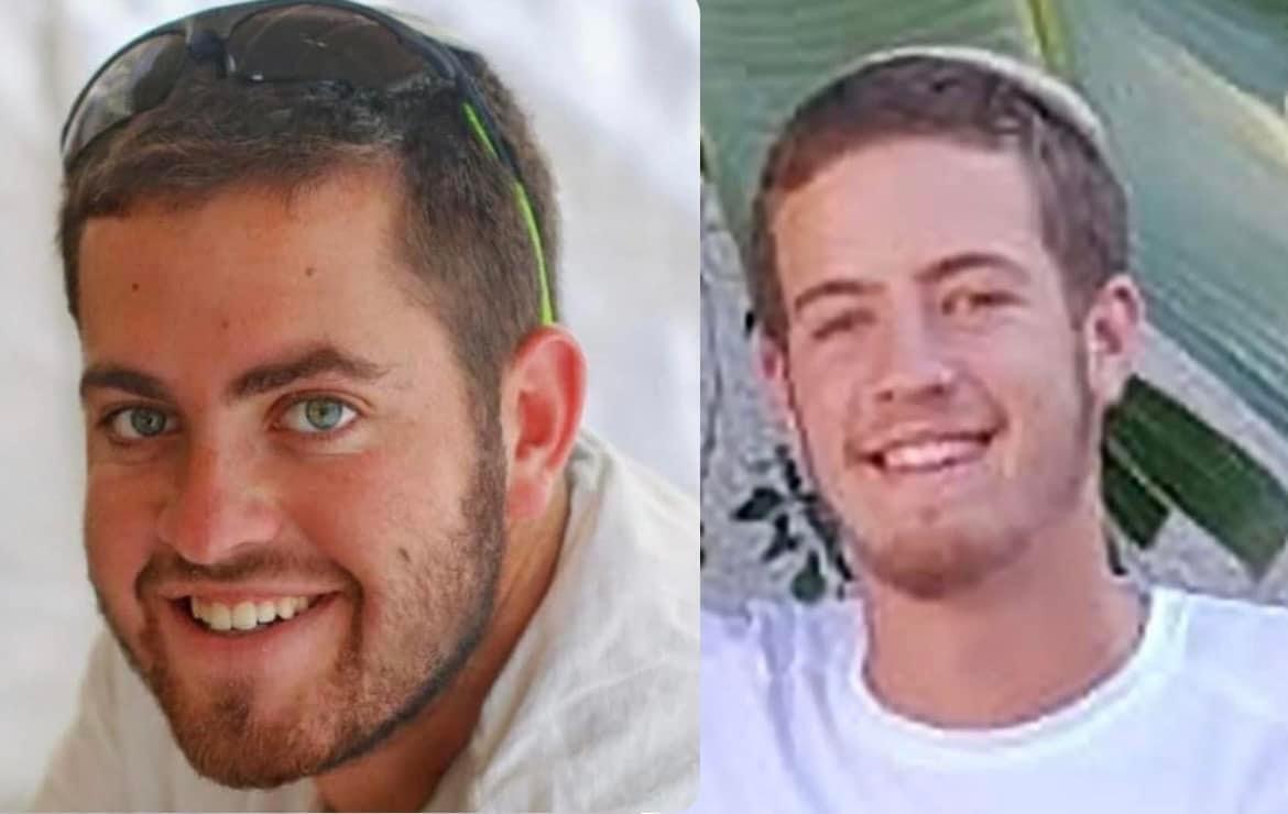 一對以色列兄弟遭巴人槍殺。(Twitter)