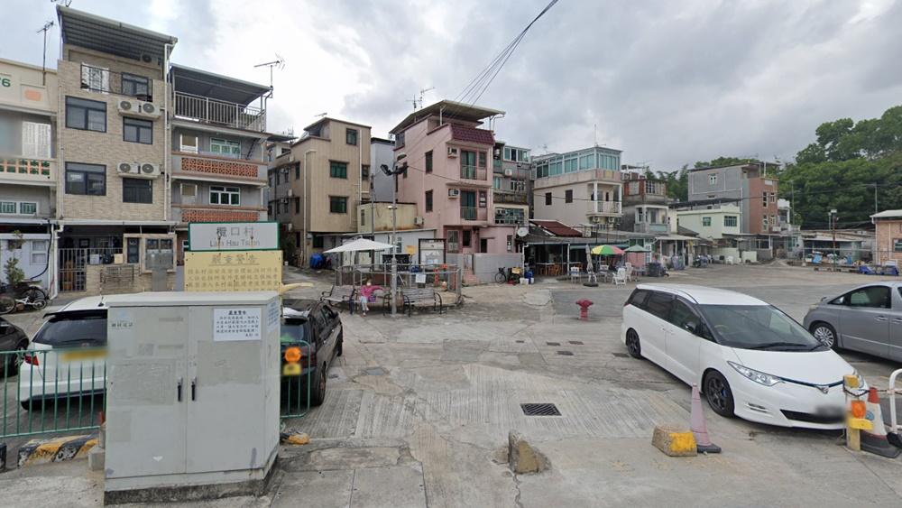 元朗中年漢反鎖廁所燒炭,家人發現為時已晚。(Google Map)