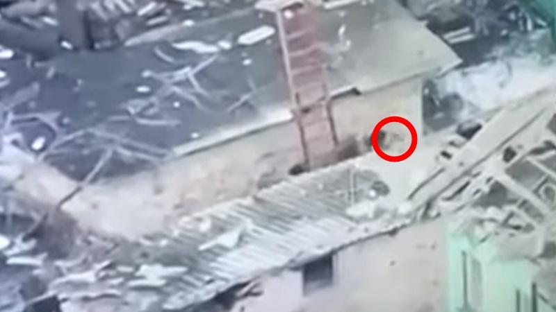 影片顯示3名男子用疑似鏟子器具,手起手落反覆襲擊指揮官。(YouTube)