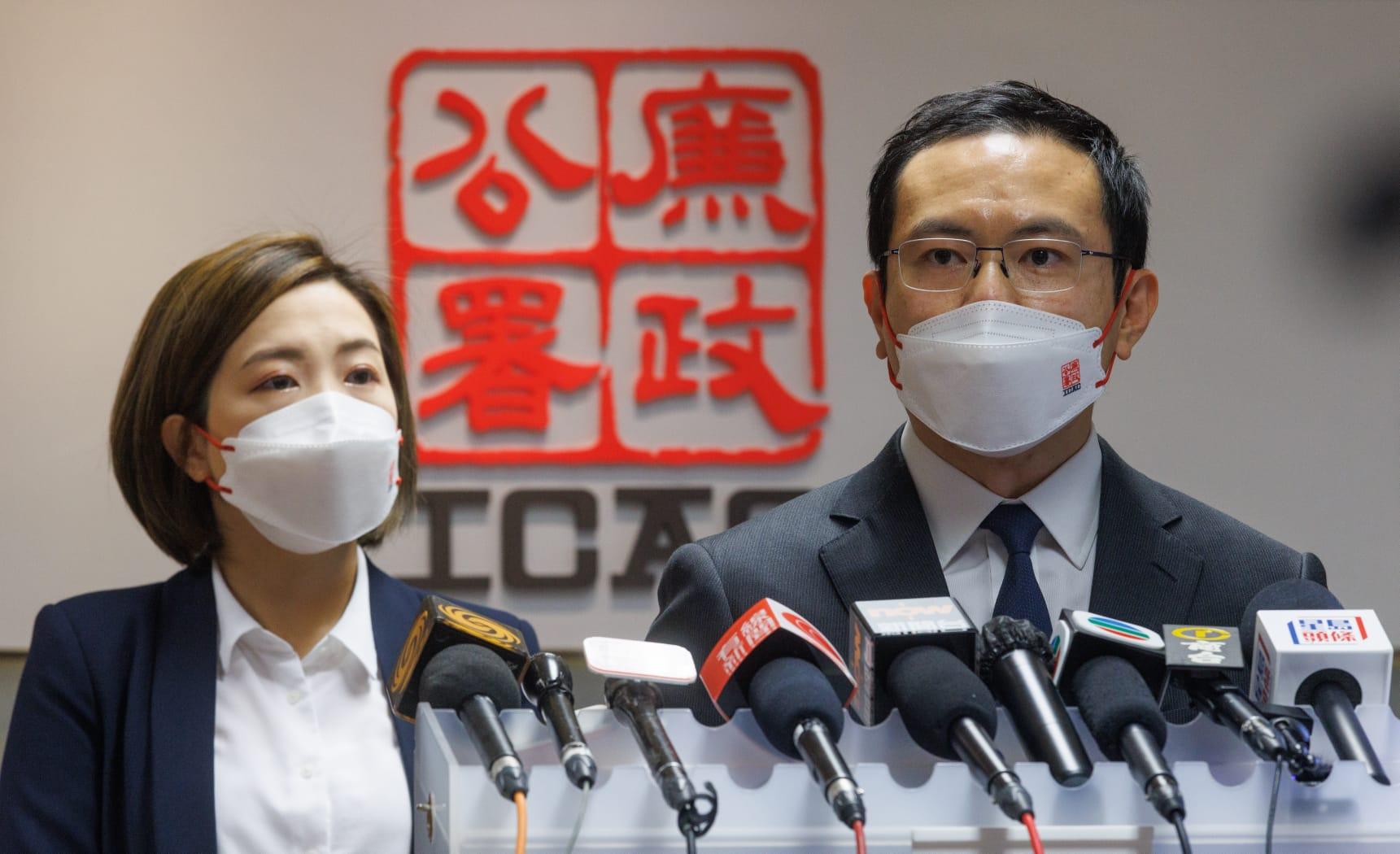 廉署就機場三跑貪污案起訴多8人。(蘇文傑攝)