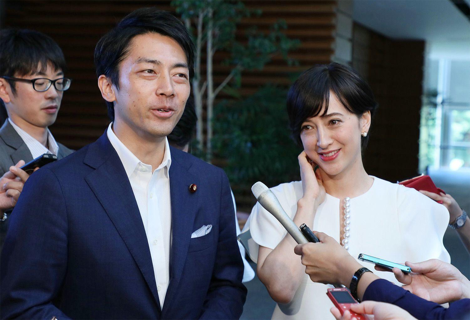 前首相小泉純一郎二仔小泉進次郎,與其主播太太瀧川Christel打入「最討厭名人夫婦」第二名。
