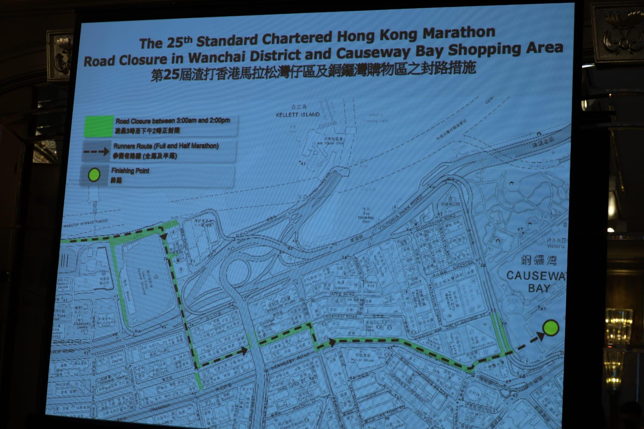 警方在灣仔及銅鑼灣的封路措拖。(鍾式明攝)