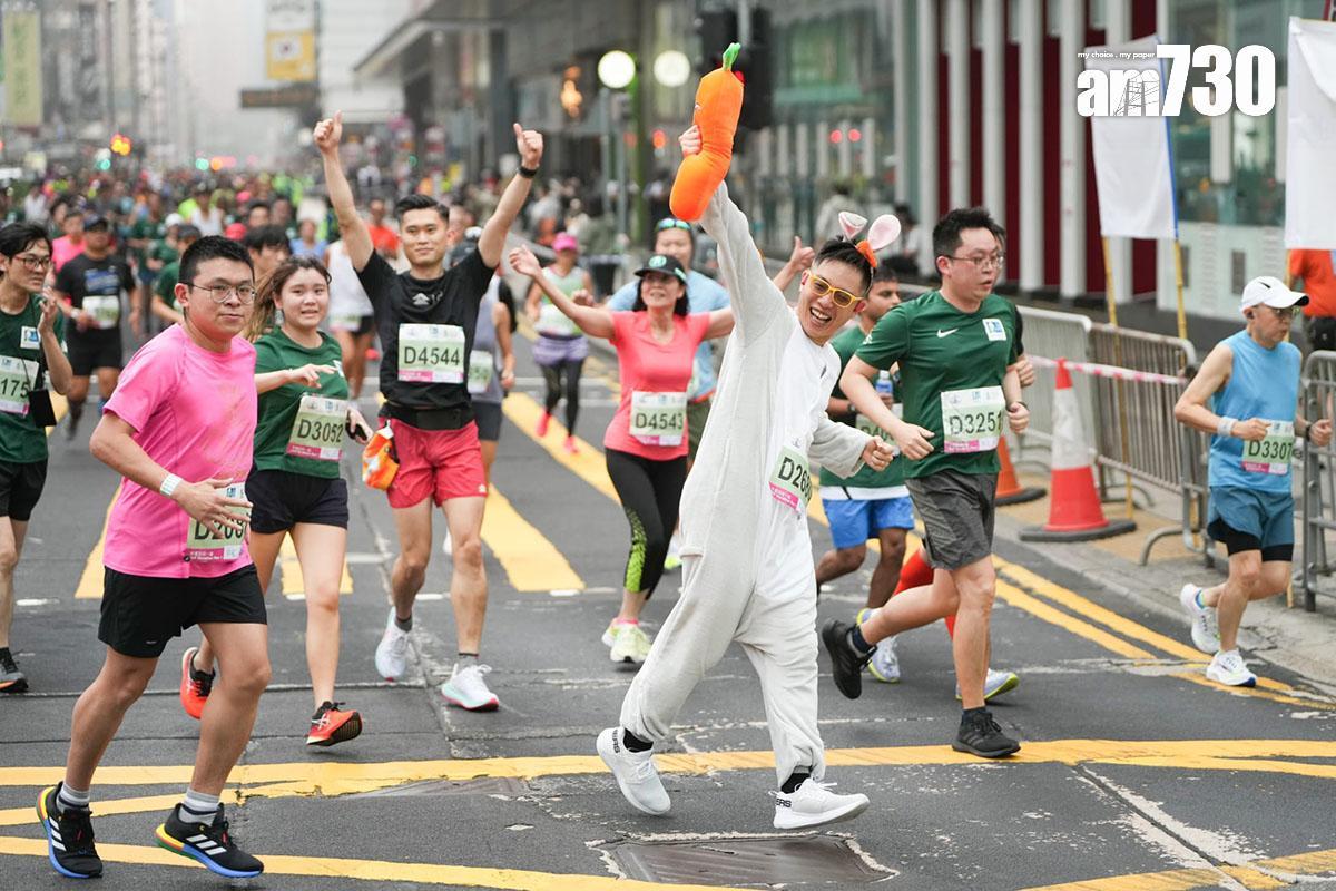 渣打香港馬拉松昨日順利舉行,出賽率98%創新高。(資料圖片)