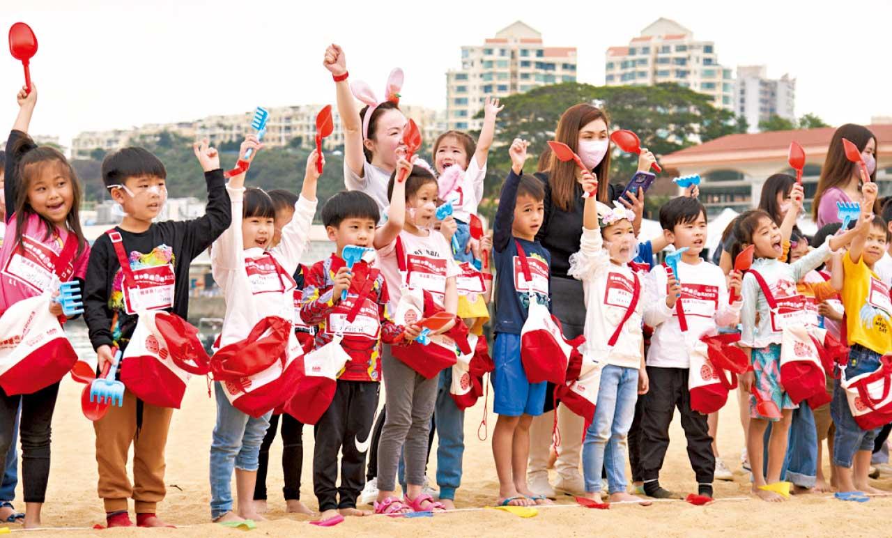 愉景灣沙灘獵蛋奇兵