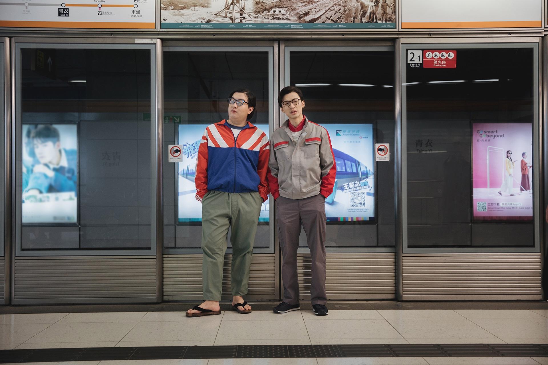 陳湛文和肥腸合作拍廣告放笑彈。