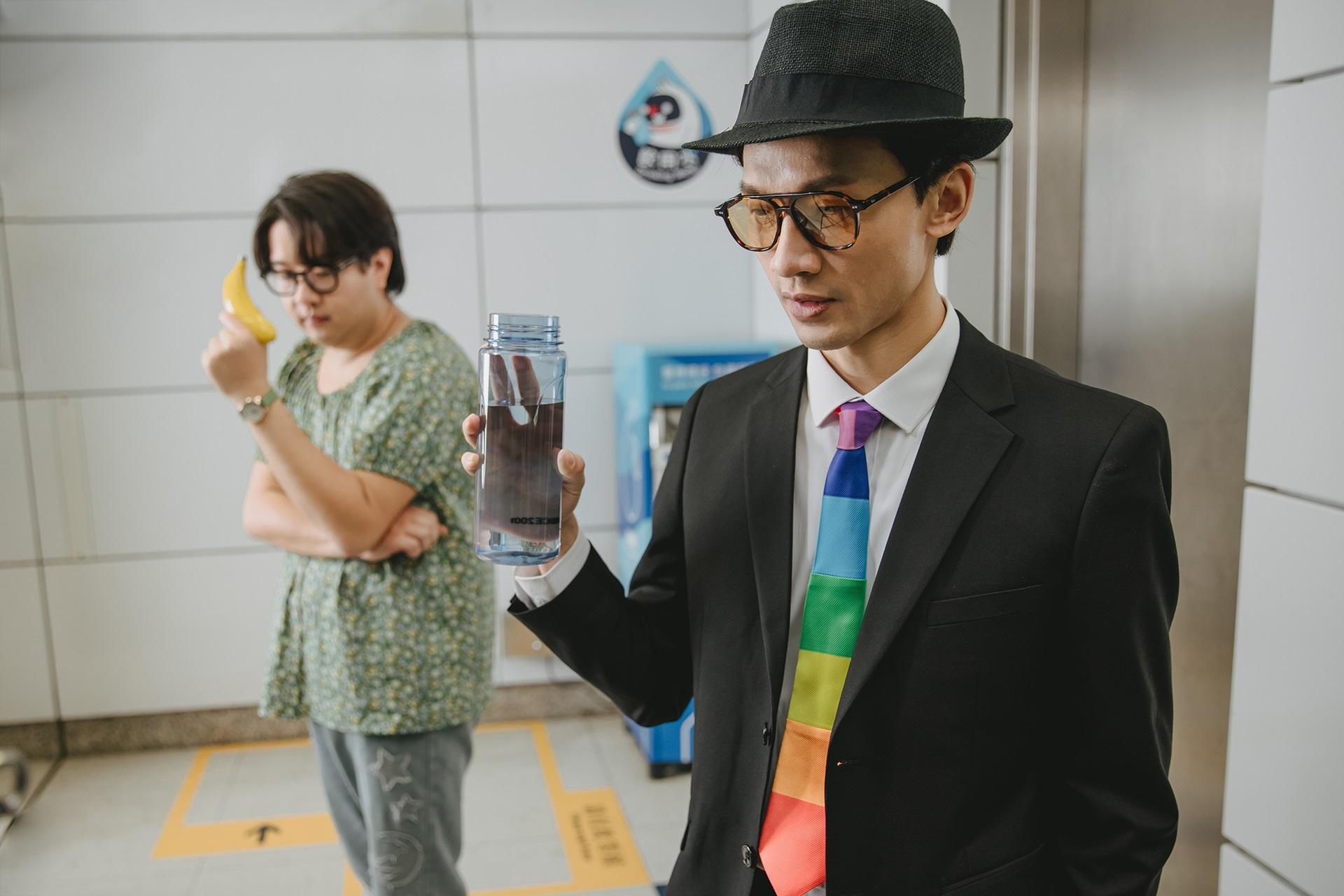 陳湛文自言非常熟悉星爺電影,重演經典場面無難度。