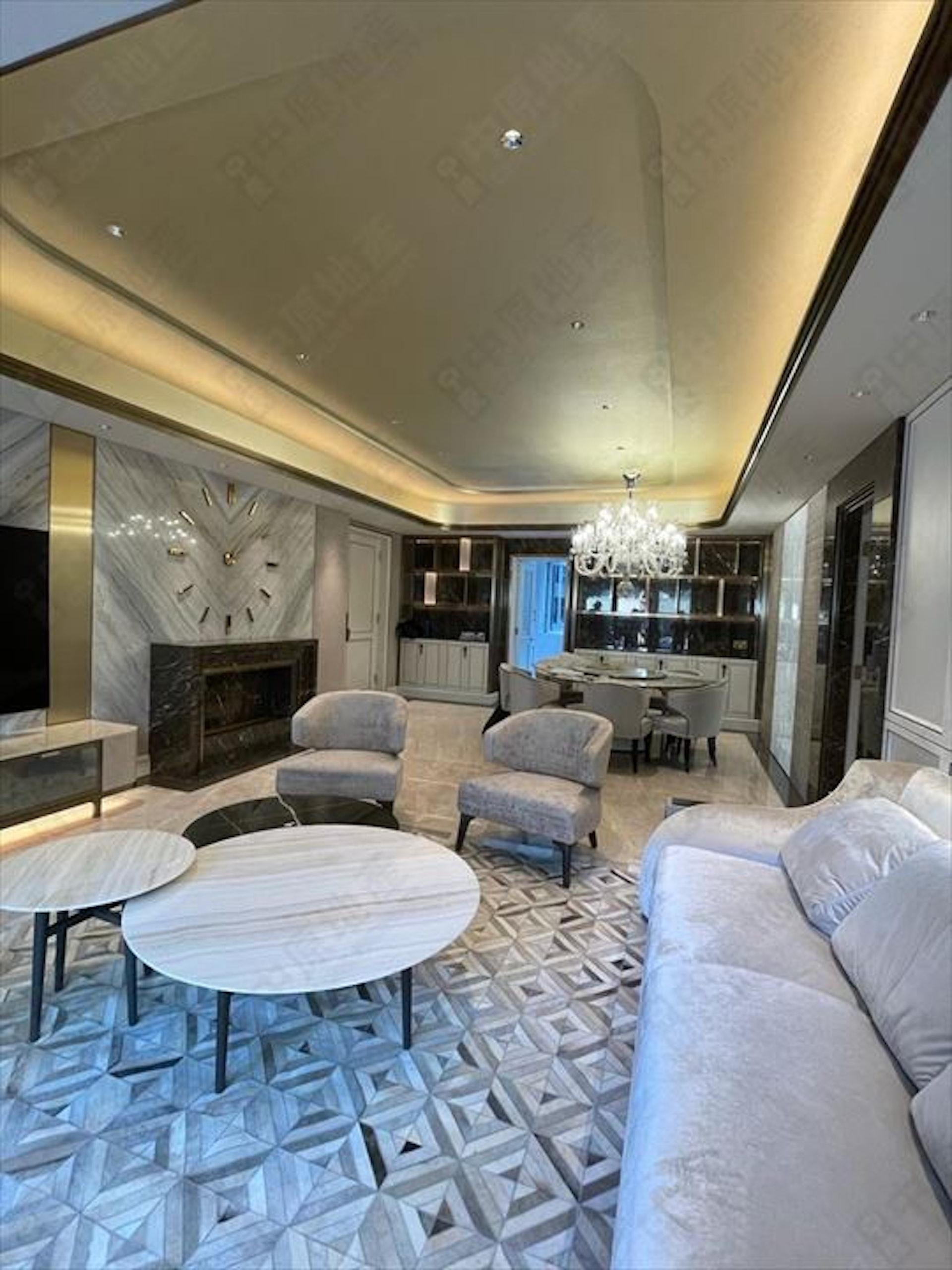 疑為蔡天鳳透過前家翁名義購買的何文田加多利山KADOORIA豪宅物業,內部裝修華麗。(代理相片)