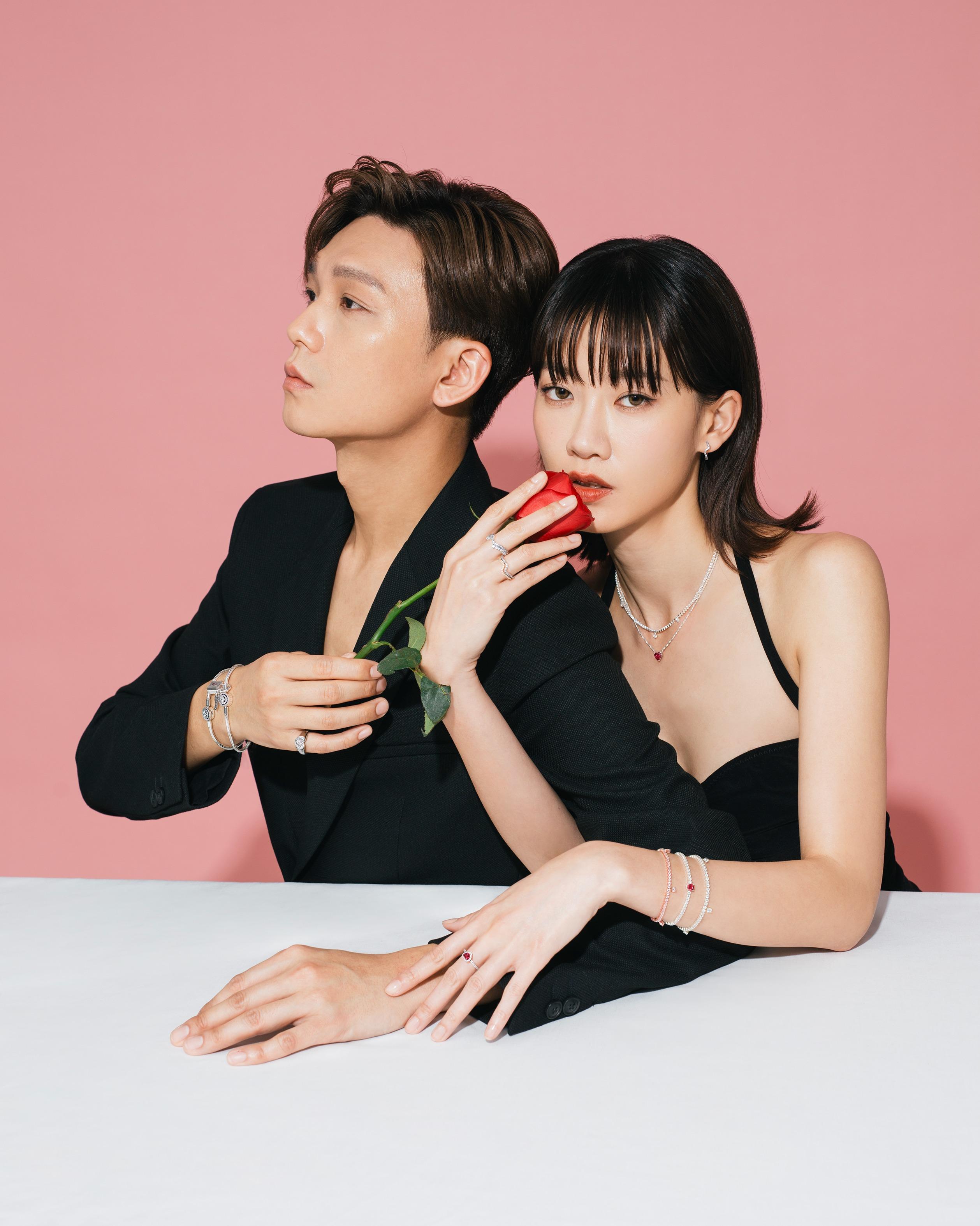 廖子妤與盧鎮業Timeless情人節系列。