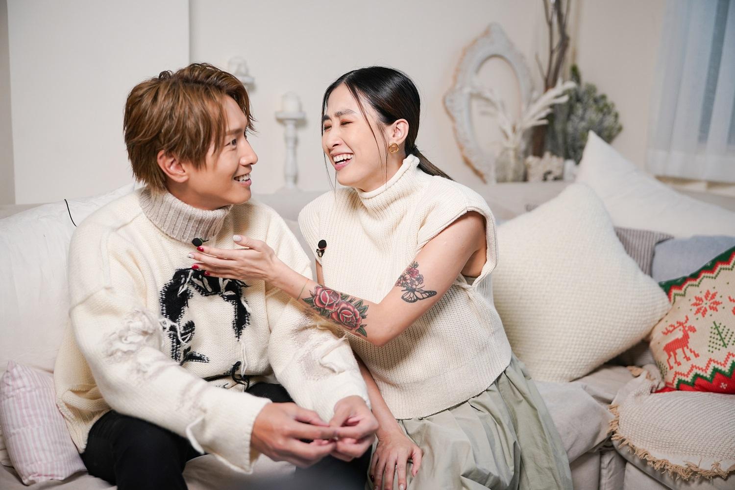 Leanne被Jason取笑是積殼防饑的表表者,即作出反擊。(李睿哲攝)