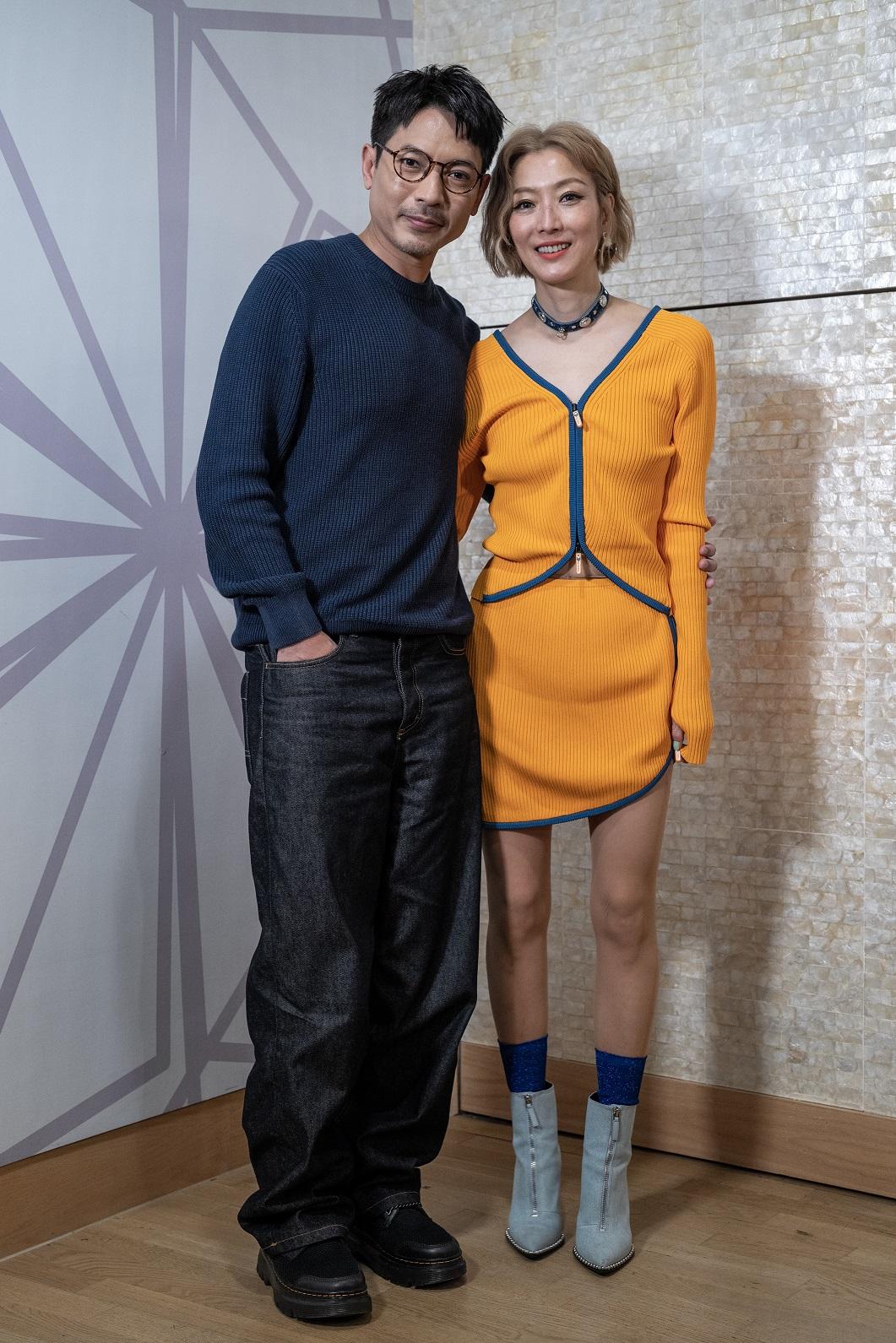 鄭秀文陸駿光的共同話題是講飲講食。(陳奕釗攝)