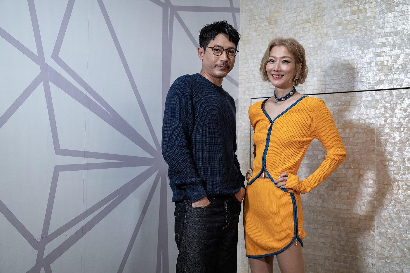 鄭秀文形容陸駿光如《流水落花》角色,似足大細路。(陳奕釗攝)