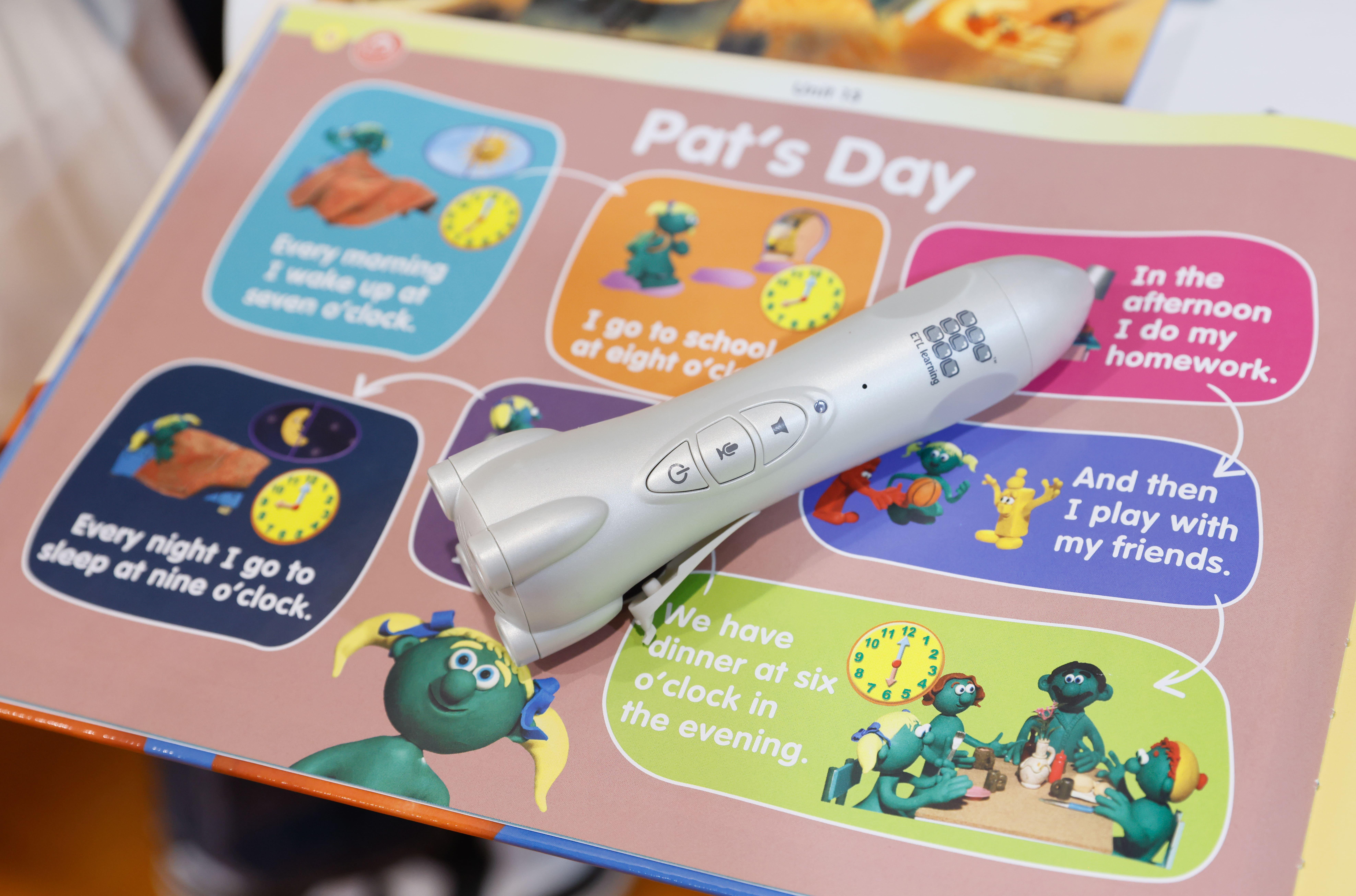 Tesco English-Time更附有點讀筆和App協助幼兒自主學習。(展位:J12-13)