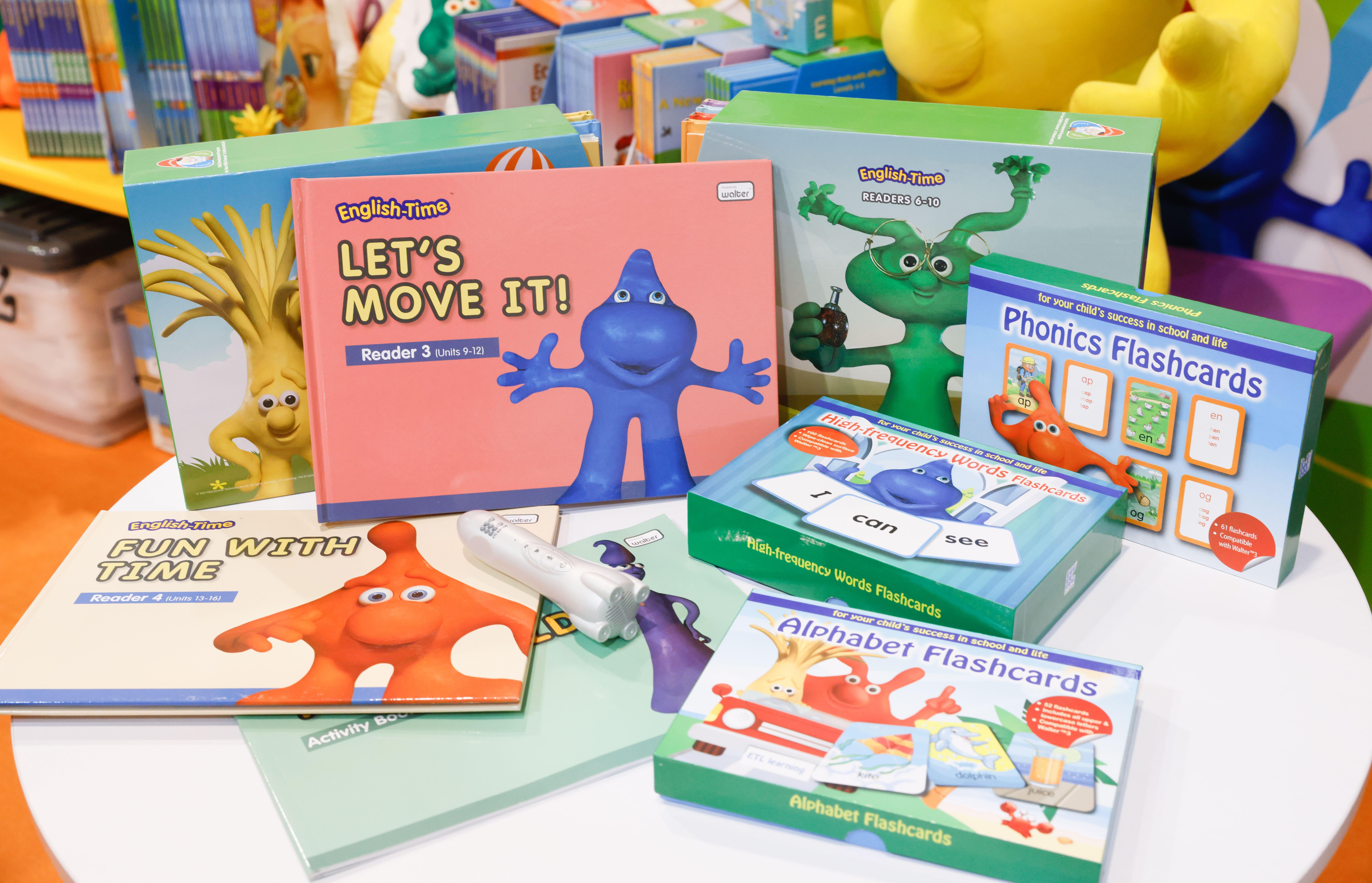 Tesco English-Time(0至8歲)採用主題性學習,包含40個學習單元,會場優惠價$14,800(展位:J12-13)