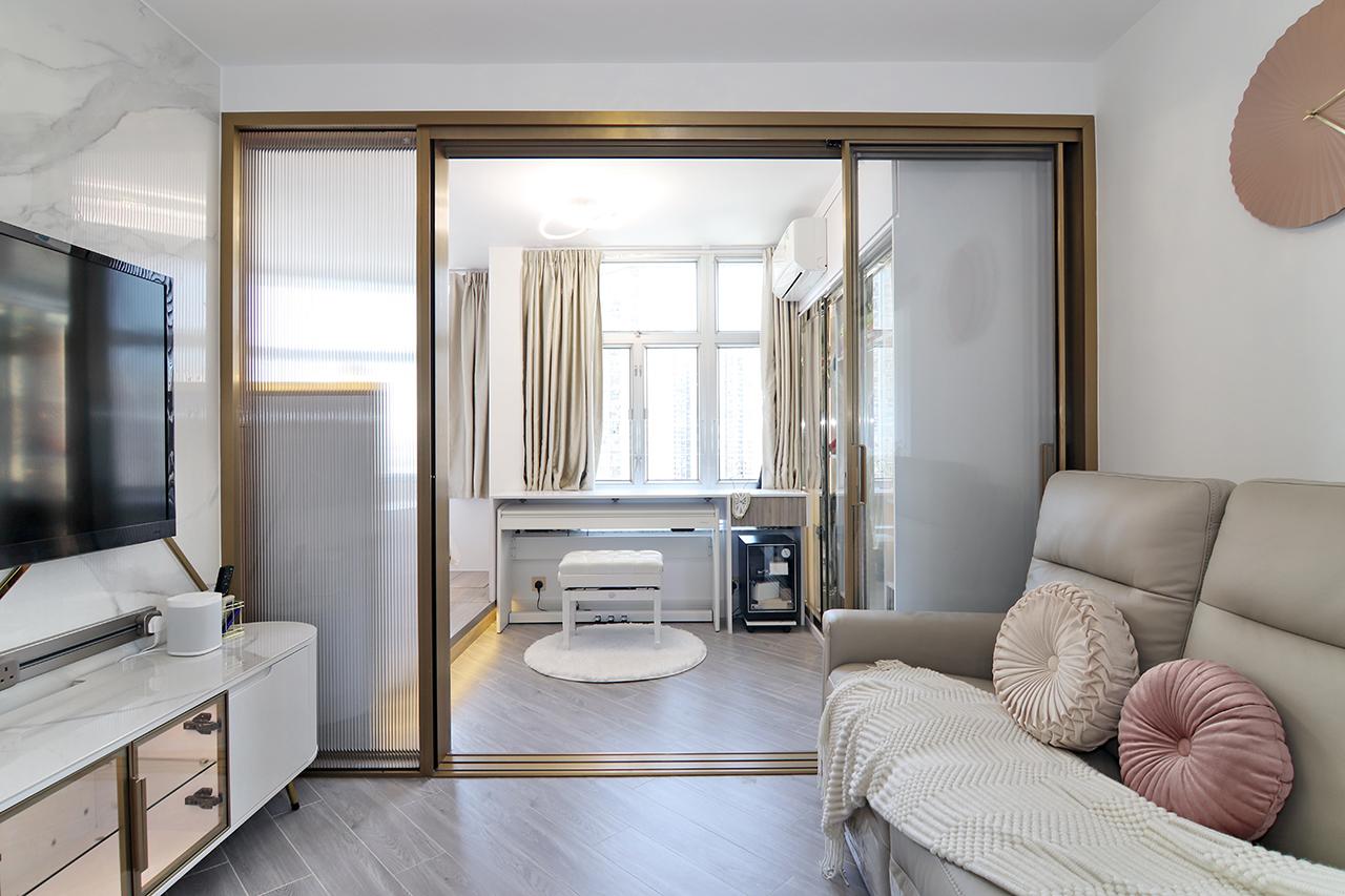 長虹玻璃比磨砂玻璃更具時尚感及高級感