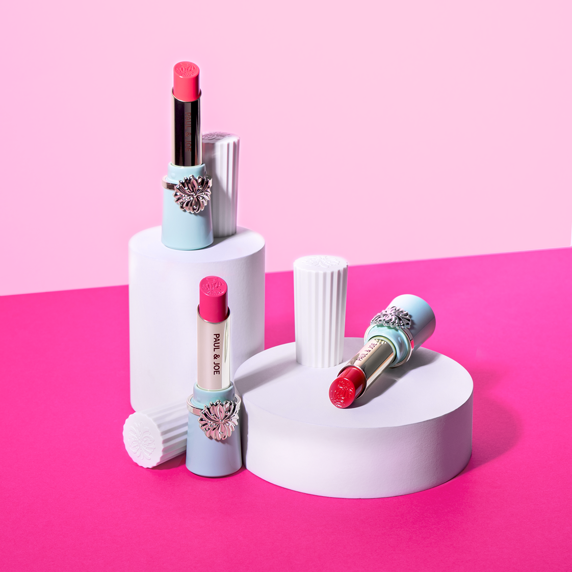 口罩令取消唇膏推介|PAUL & JOE典雅瑰麗唇膏芯(18色)$160、唇膏筒$100
