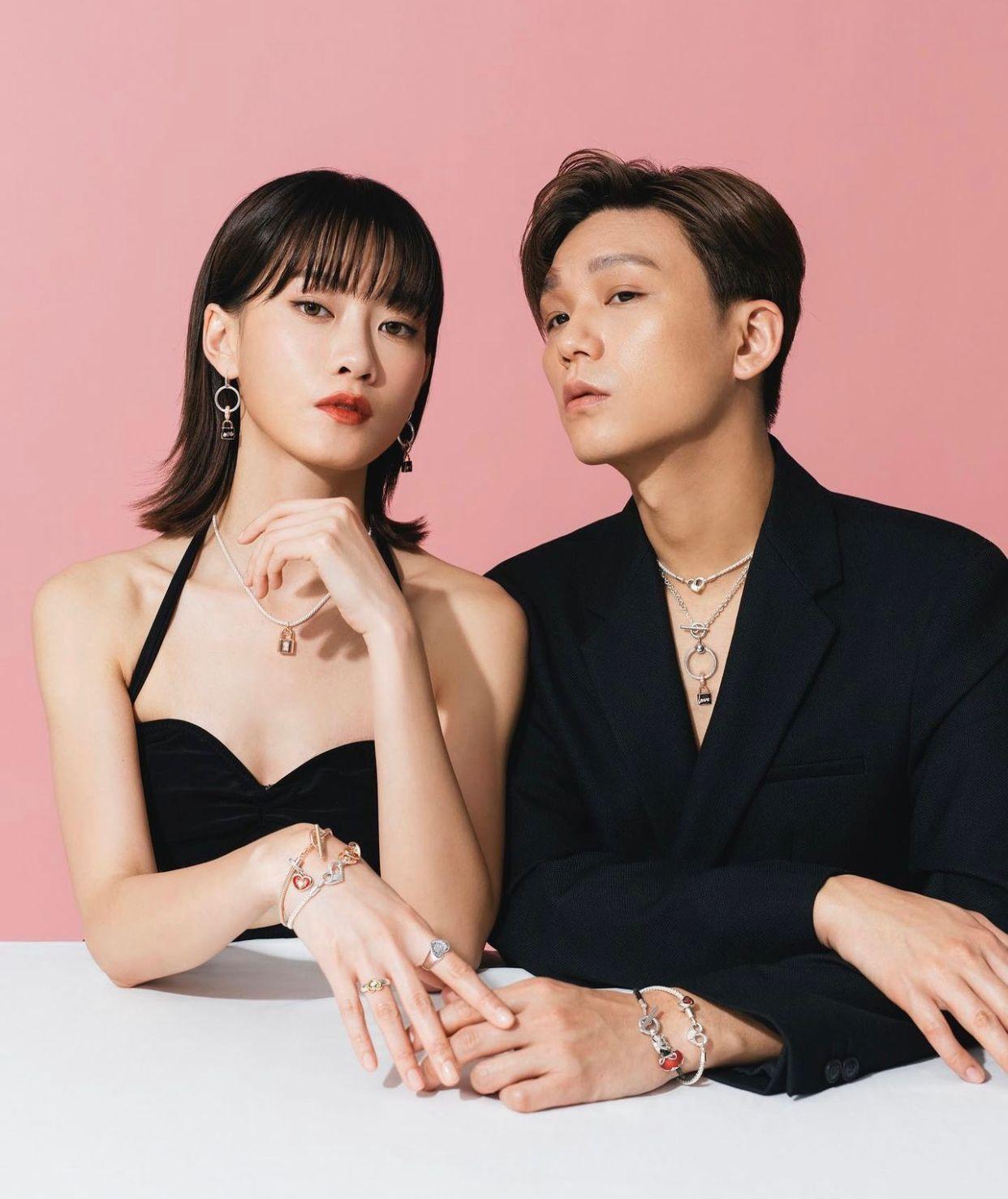 廖子妤形容男友盧鎮業是優柔寡斷、可愛及有同理心。