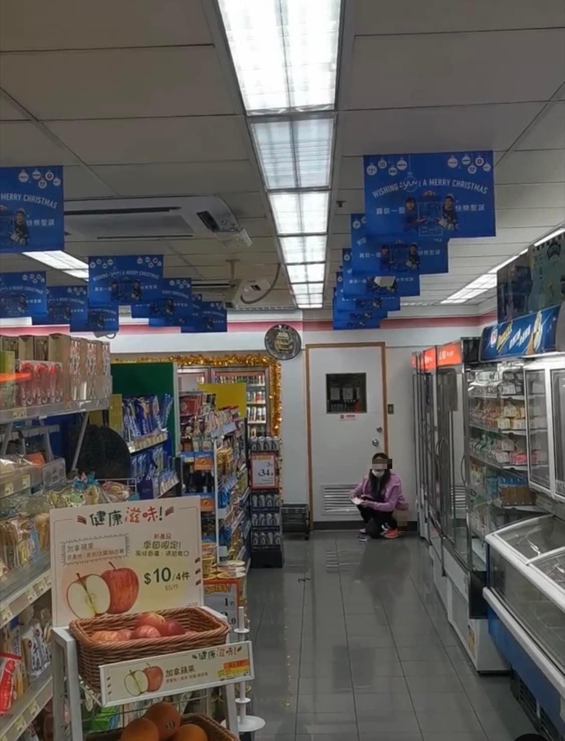 網上熱話|網上瘋傳長髮口罩女疑於便利店「開大」