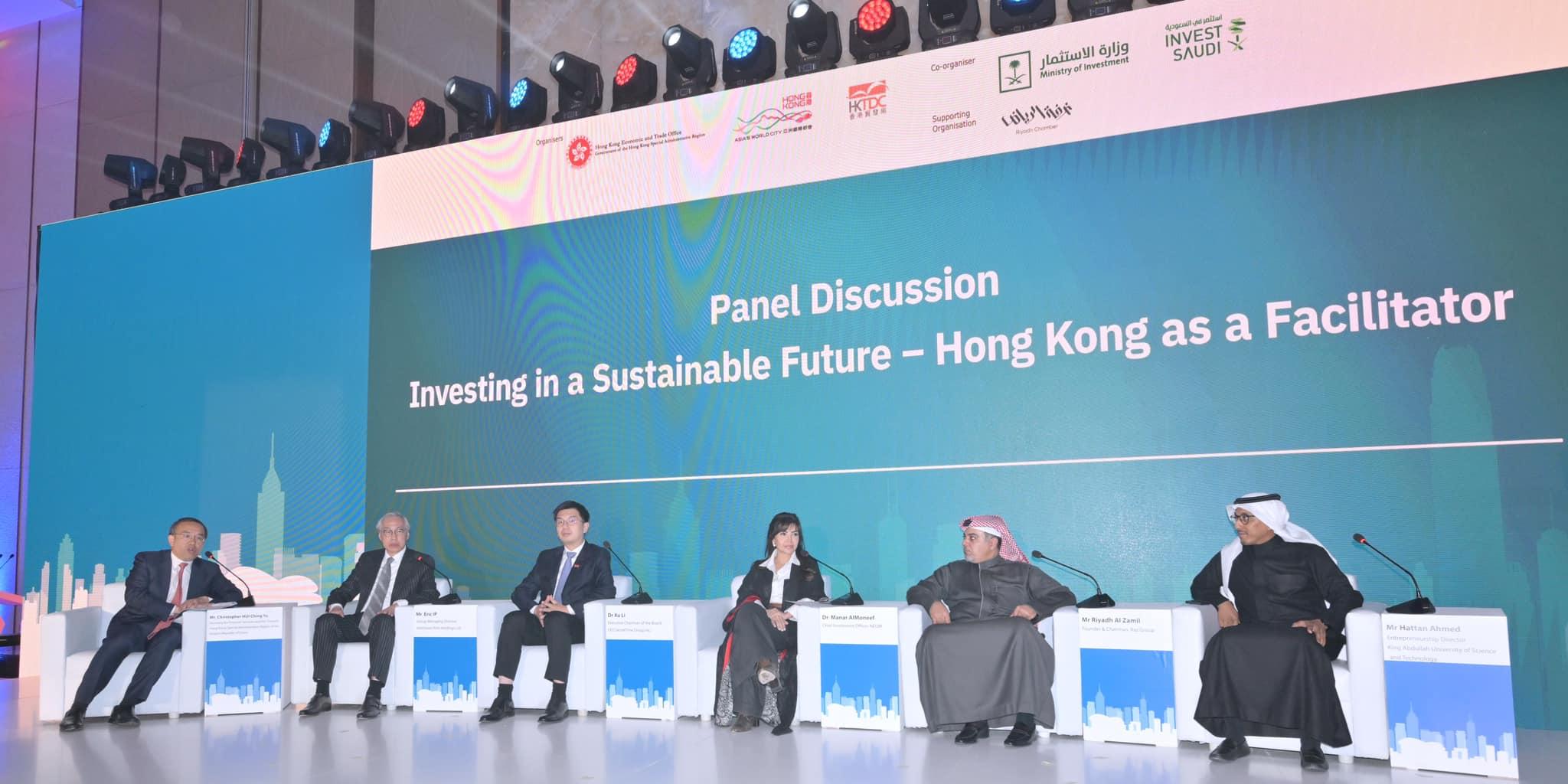 許正宇冀説好香港金融故事。(財經事務及庫務局FB)