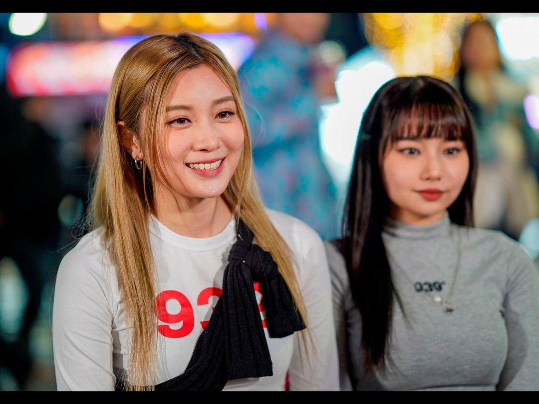 Day和Candy在韓國弘大跳舞,被網民捕獲。(ig@yspd.art)