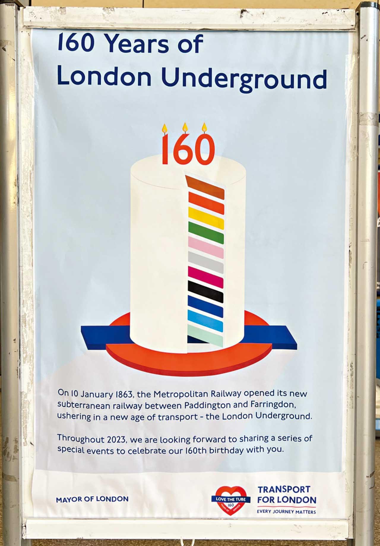倫敦地鐵160歲生日 貼地玩尋寶遊戲