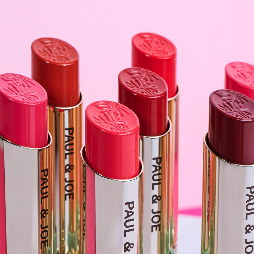 口罩令取消唇膏推介|PAUL & JOE典雅瑰麗唇膏芯(18色)$160、唇膏筒$100