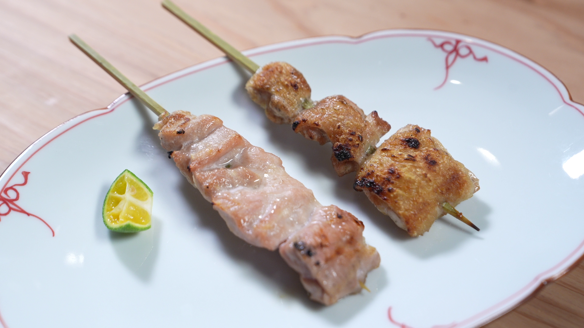 「燒鳥塚田」走地雞明爐串燒+料理